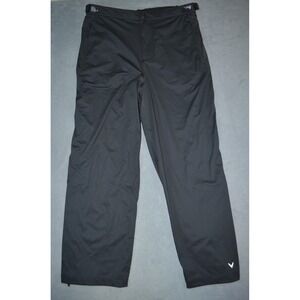 Callaway Pants Men's Medium x 29 Weather Rain Golf Black Adjustable Waist